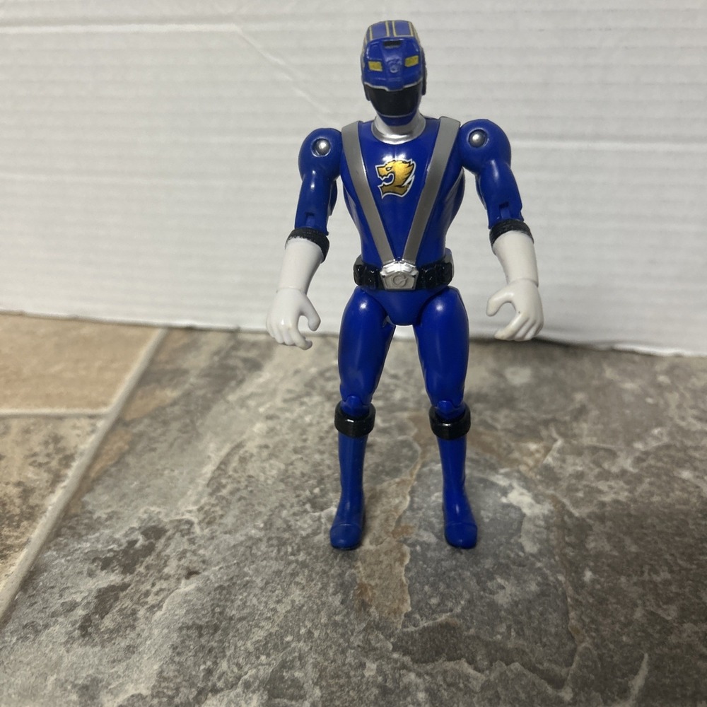 Power Rangers Full Throttle Blue Ranger 4.75 inch MMPR Action Figure